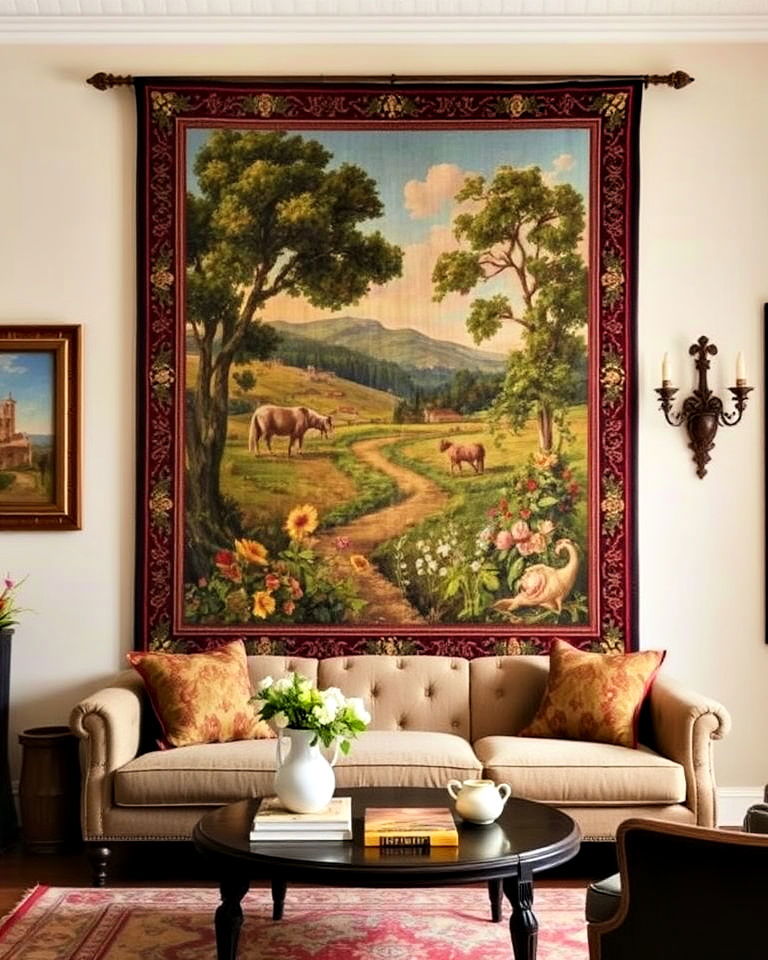 italian interior design with italian tapestries - 20 Italian Interior Design Ideas