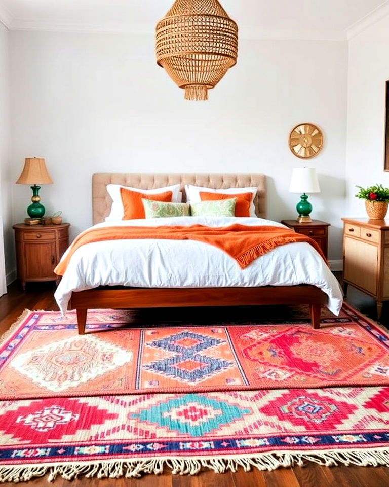 italian patio with alfresco dining area - 20 Bohemian Moroccan Bedroom Ideas