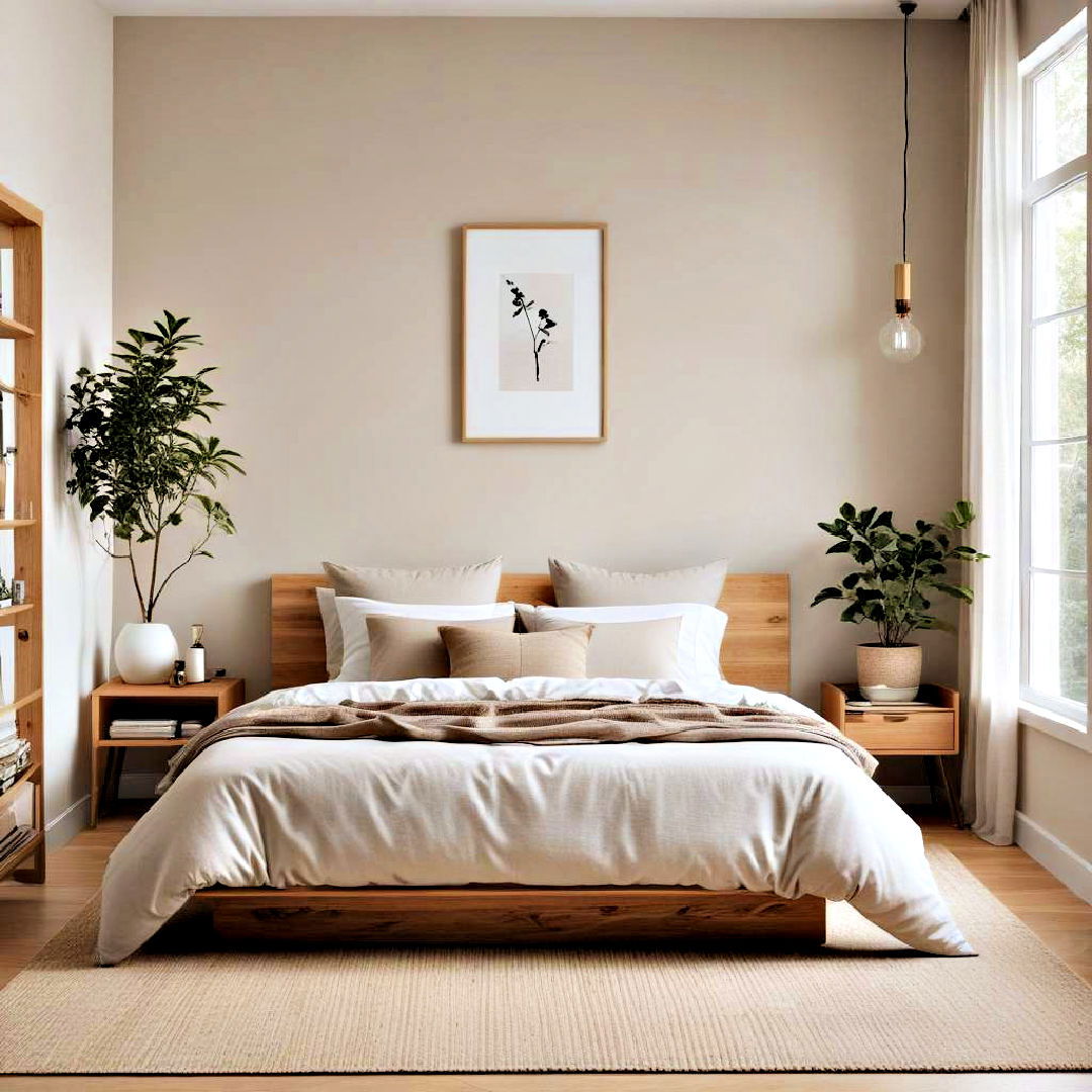 japandi inspired room idea - 40 Modern Bedroom Ideas