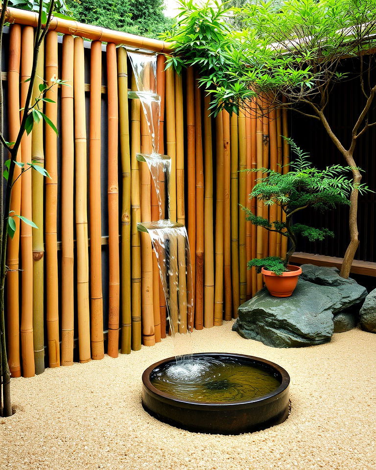 japanese style bamboo waterfall ideas - 25 Waterfall Design Ideas