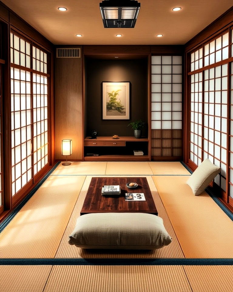 japanese style tatami room - 20 Asian Bedroom Ideas