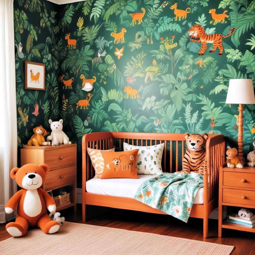 jungle adventure baby girl nursery - 25 Baby Girl Nursery Ideas