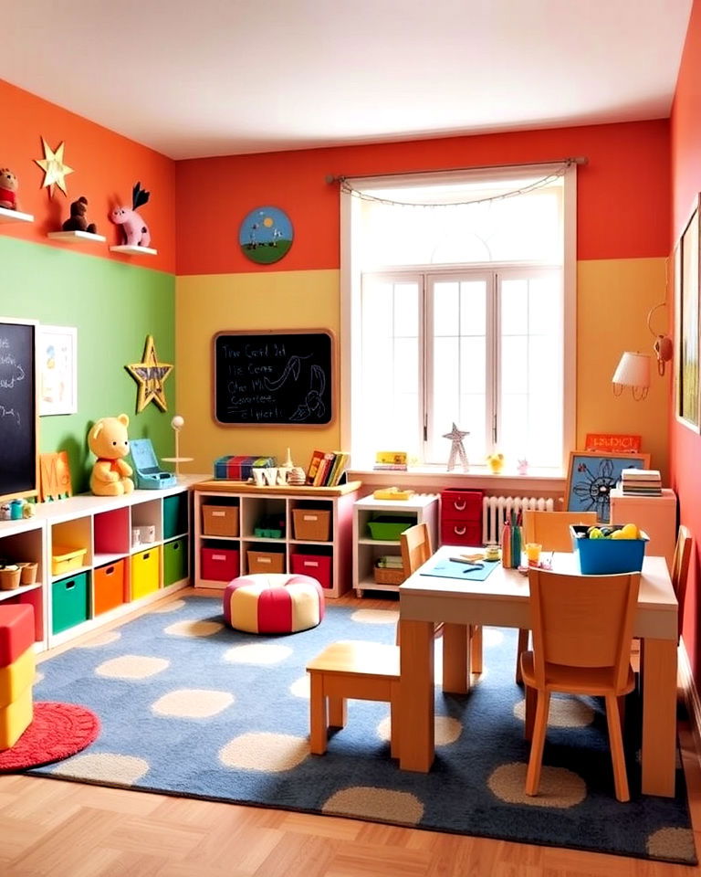 kids playroom for endless fun - 30 Rec Room Ideas