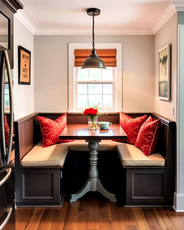 kitchen with cozy breakfast nook - 15 Kitchen Corner Ideas