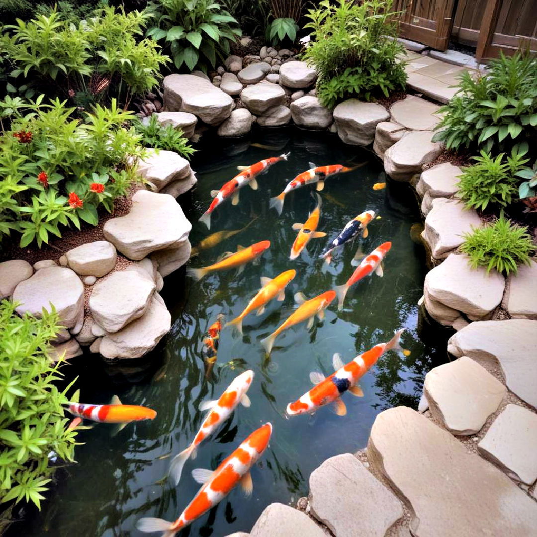 koi pond for zen garden - 25 Zen Garden Ideas