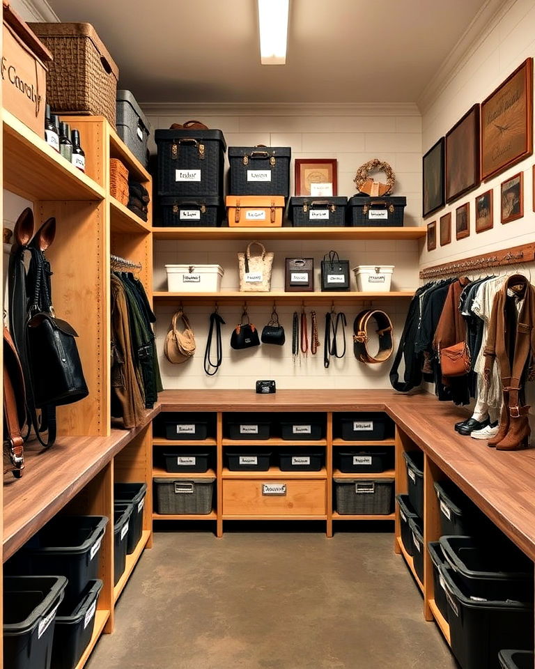 labeling system for tack room - 20 Tack Room Ideas