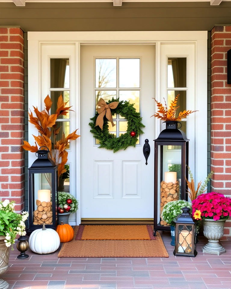 lanterns for seasonal entryway decor ideas - 30 Lantern Decor Ideas