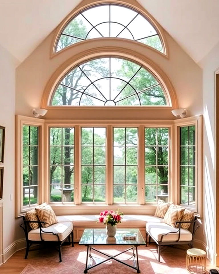 large bay arched window design - 30 Arch Window Design Ideas