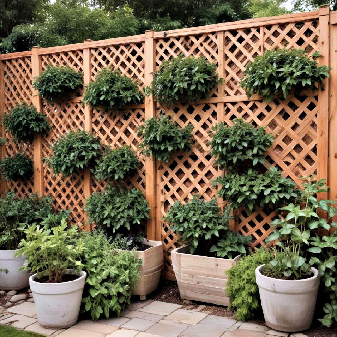 lattice panels for small backyard landscaping - 40 Small Backyard Landscaping Ideas