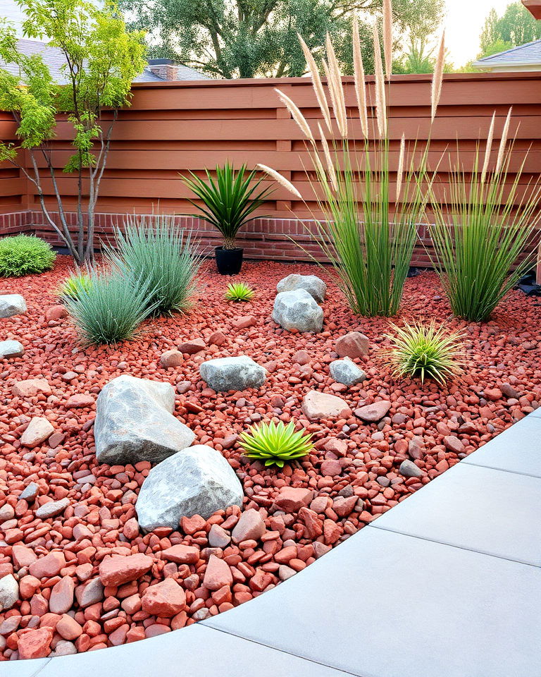 lava rock for cactus and succulent garden - 20 Red Lava Rock Landscaping Ideas