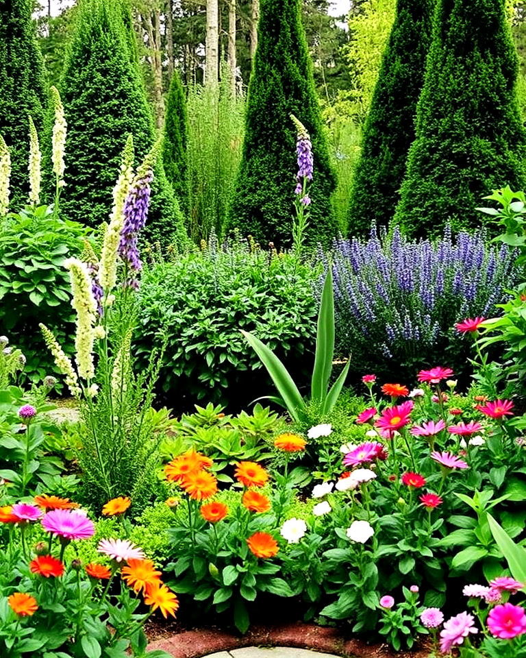 layered planting to create depth - 35 Secret Garden Ideas