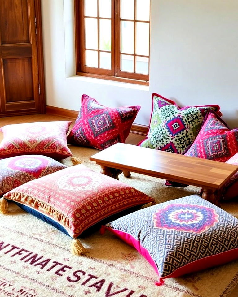 layered rugs for bohemian moroccan bedroom - 20 Bohemian Moroccan Bedroom Ideas