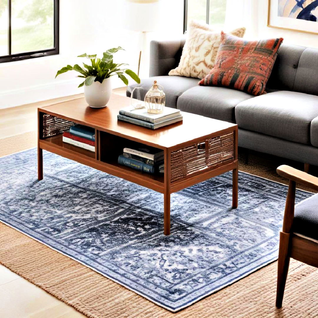 layered rugs for preppy room - 30 Preppy Room Ideas