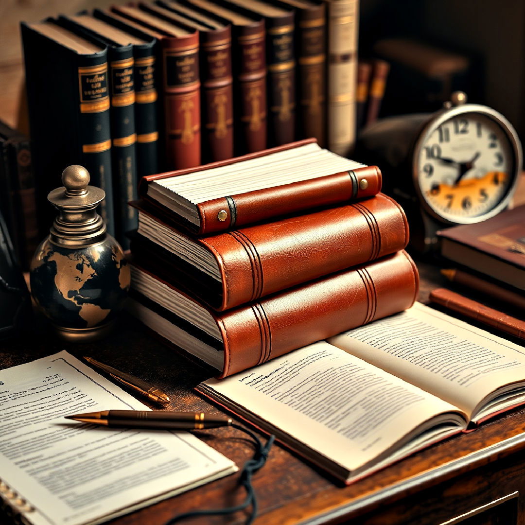 leather bound journals for dark academia bedroom - 25 Dark Academia Bedroom Ideas