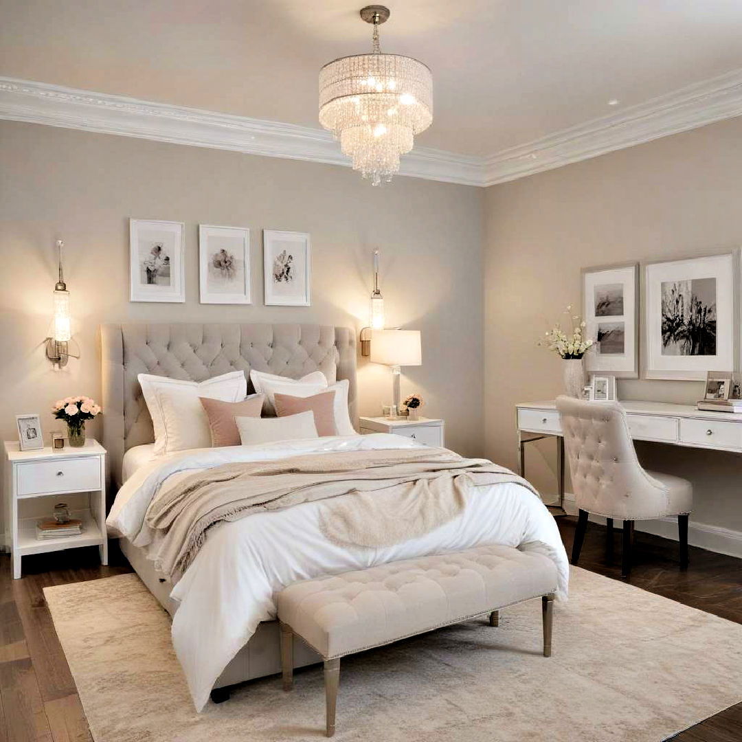 light and neutral colors idea - 40 Small Bedroom Ideas