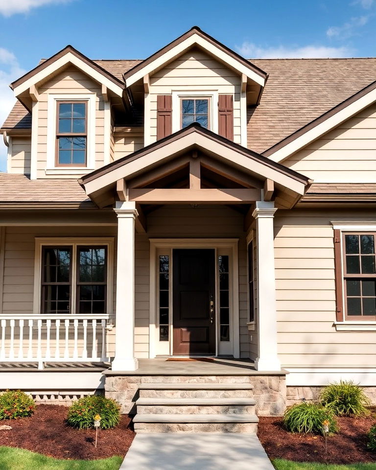 light sand siding - 25 House Siding Colors