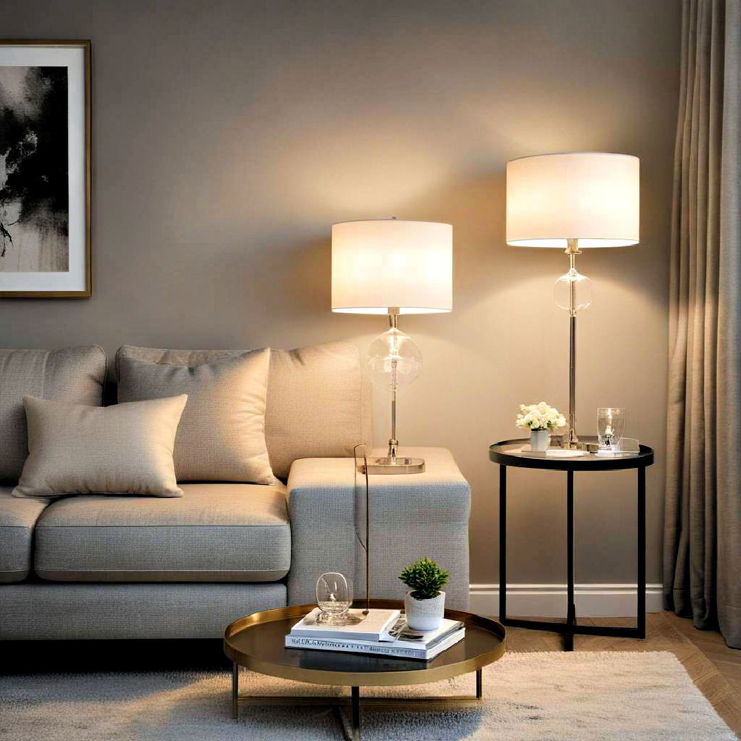 lighting variation to create cozy atmosphere - 40 living room decor ideas