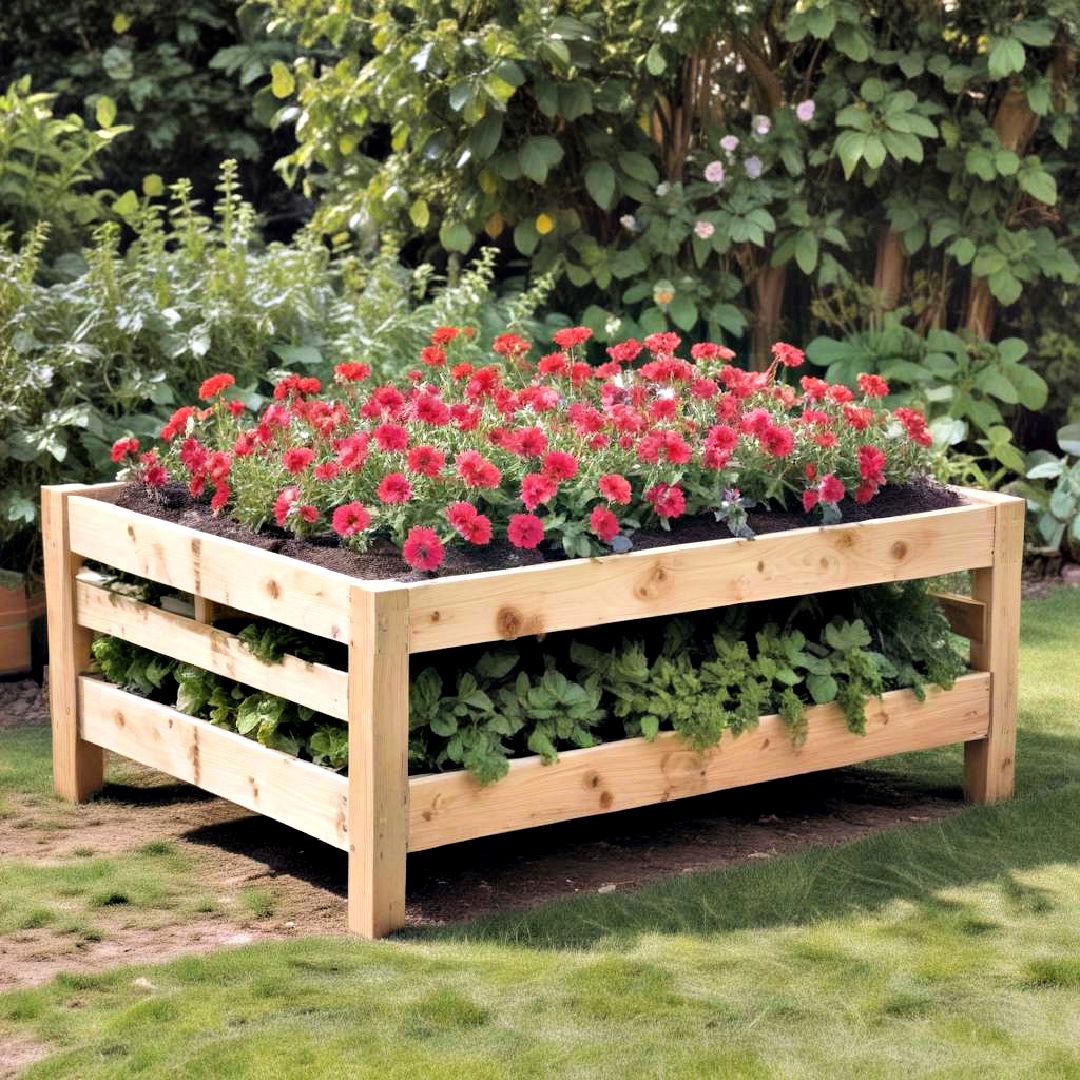 lightweight and movable bed - 25 Inexpensive Raised Garden Bed Ideas