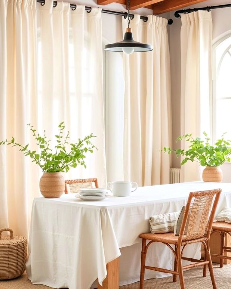 linen textiles for rustic italian decor - 20 Rustic Italian Decor Ideas