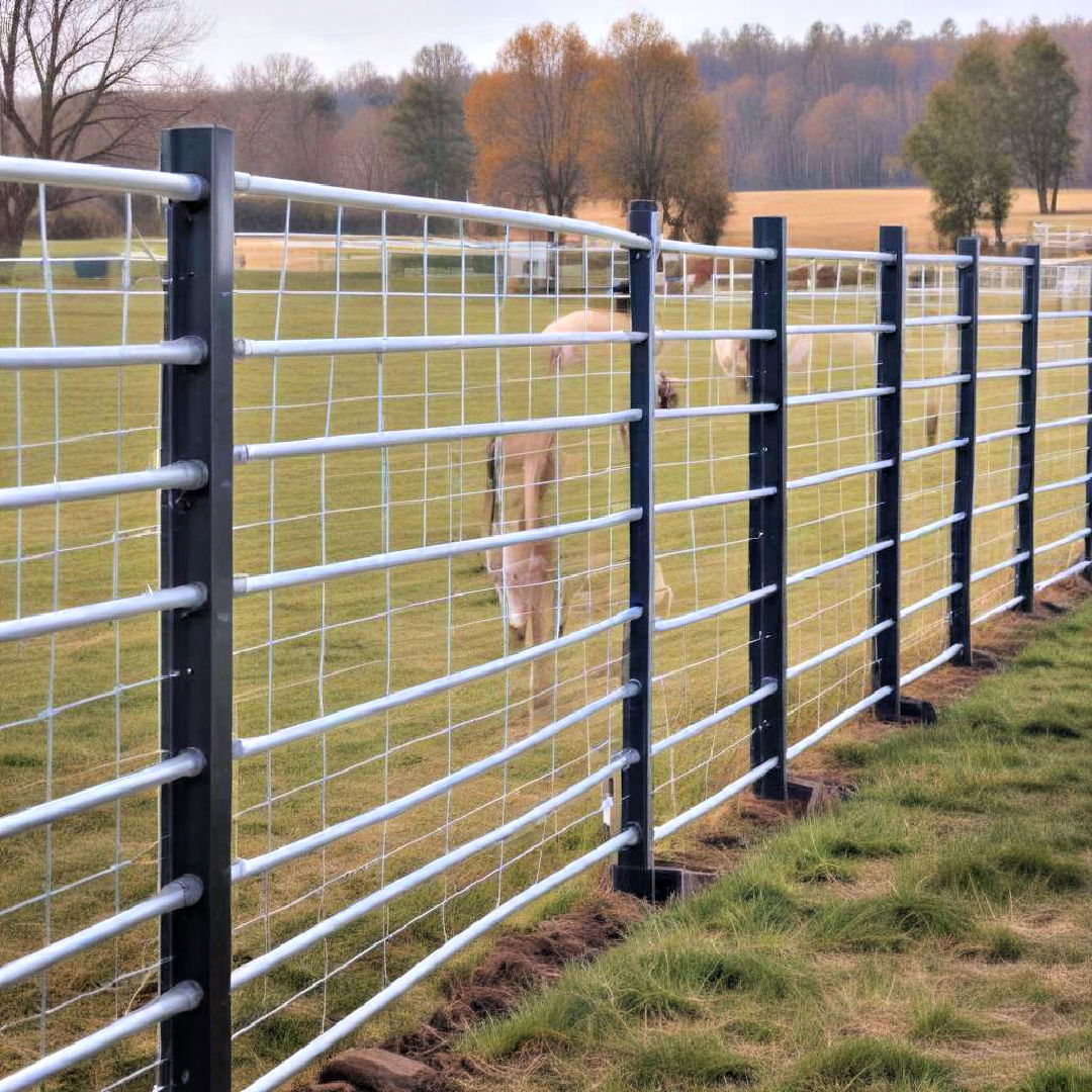 livestock panel fence ideas - 15 Farm Fence Ideas