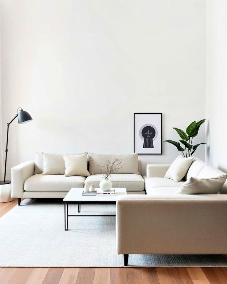 living room with minimalist layout - 25 Living Room Layout Ideas