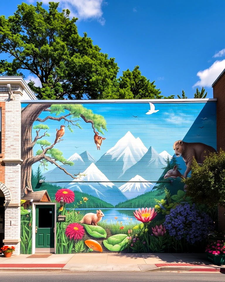 local wildlife and nature mural - 20 Small Town Murals