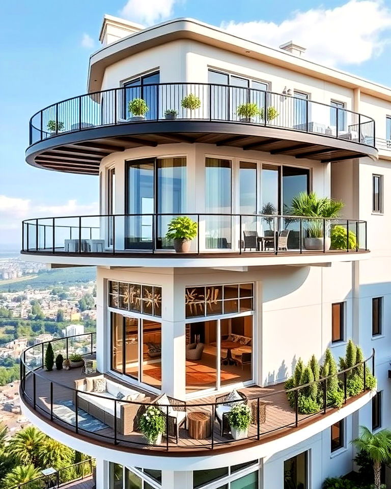 long lasting wraparound cantilever balcony - 20 Cantilever Balcony Ideas