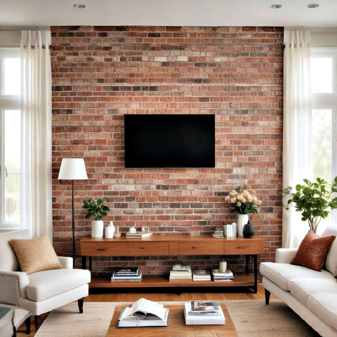 low maintenance brick veneer wall covering - 30 Wall Covering Ideas