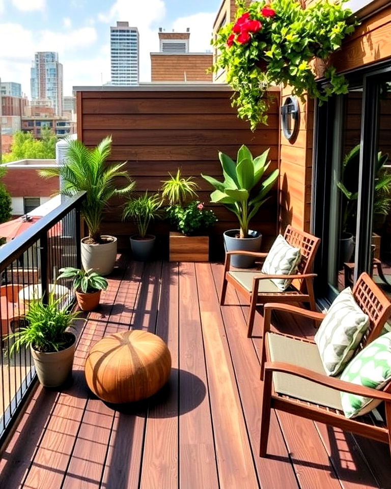 low maintenance composite decking - 20 Balcony Deck Ideas