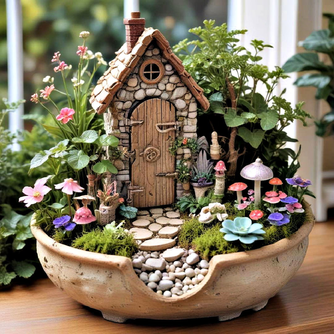 low maintenance fairy garden - 20 Plant Room Ideas