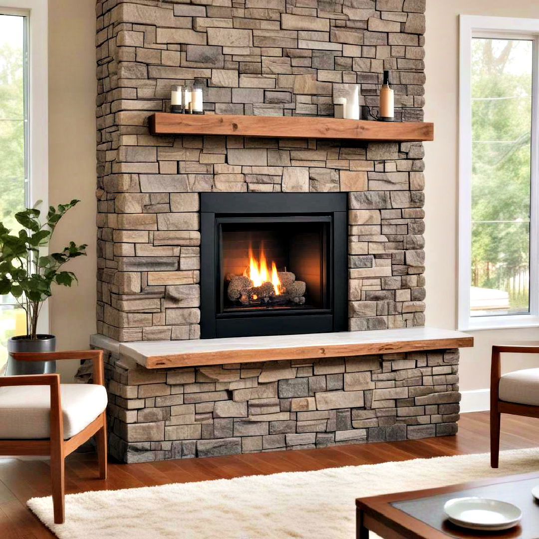 low maintenance gas fireplace insert - 40 Modern Fireplace Ideas