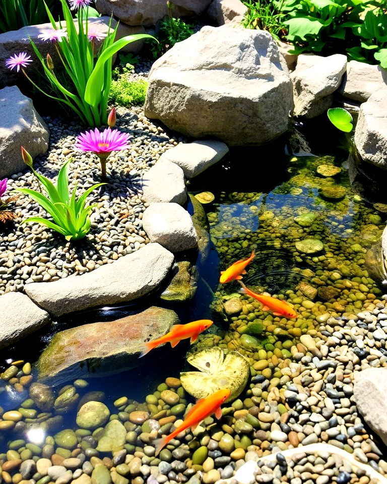 low maintenance gravel filter bed - 15 Water Garden Ideas
