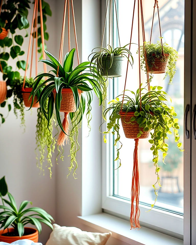 low maintenance hanging plants - 20 Dreamy Bedroom Design Ideas
