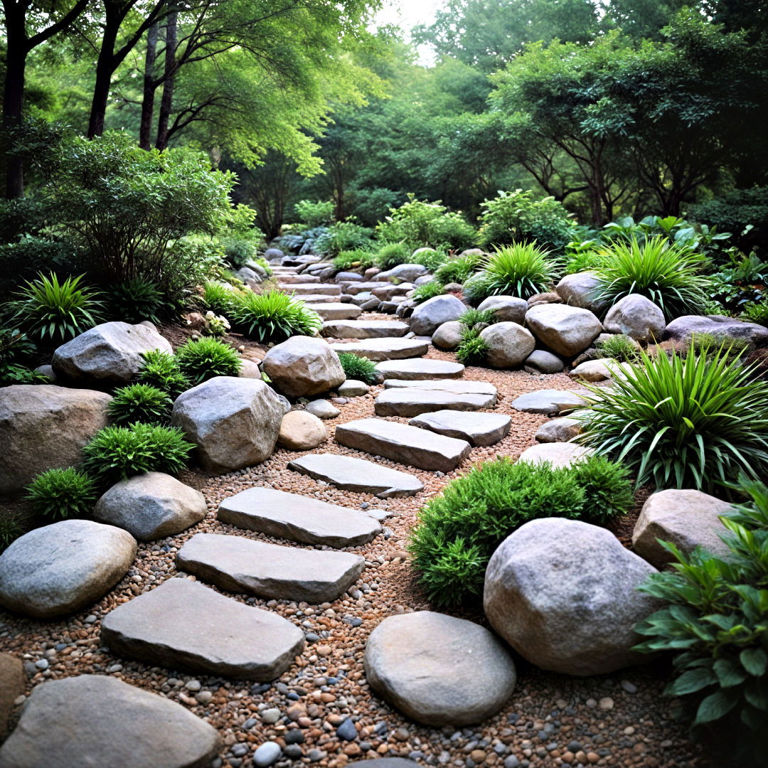 low maintenance hardscaping with a rock garden - 40 Hardscaping Ideas