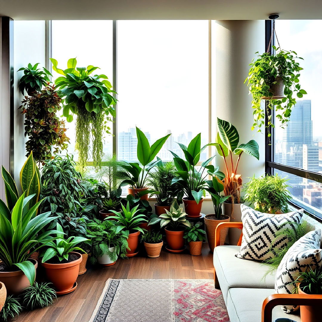 low maintenance indoor garden - 25 Penthouse Design Ideas
