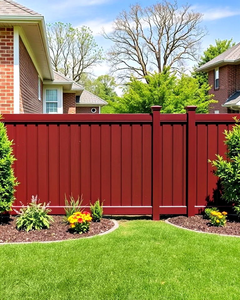 low maintenance mahogany vinyl fence - 25 Vinyl Fence Colors