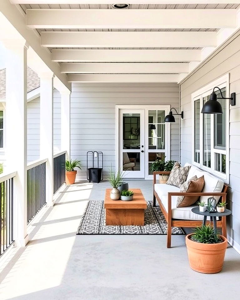 low maintenance modern porch - 30 Exterior Home Remodeling and Renovation Ideas