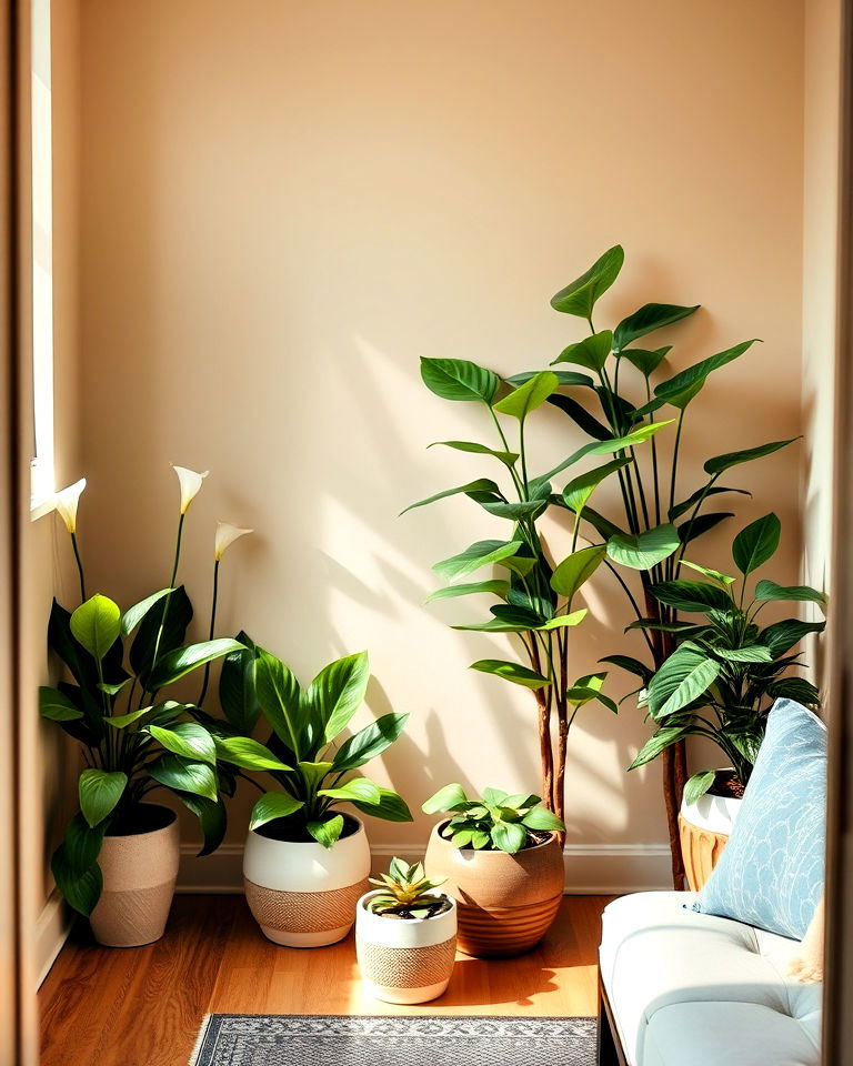 low maintenance natural greenery - 20 Lactation Room Ideas