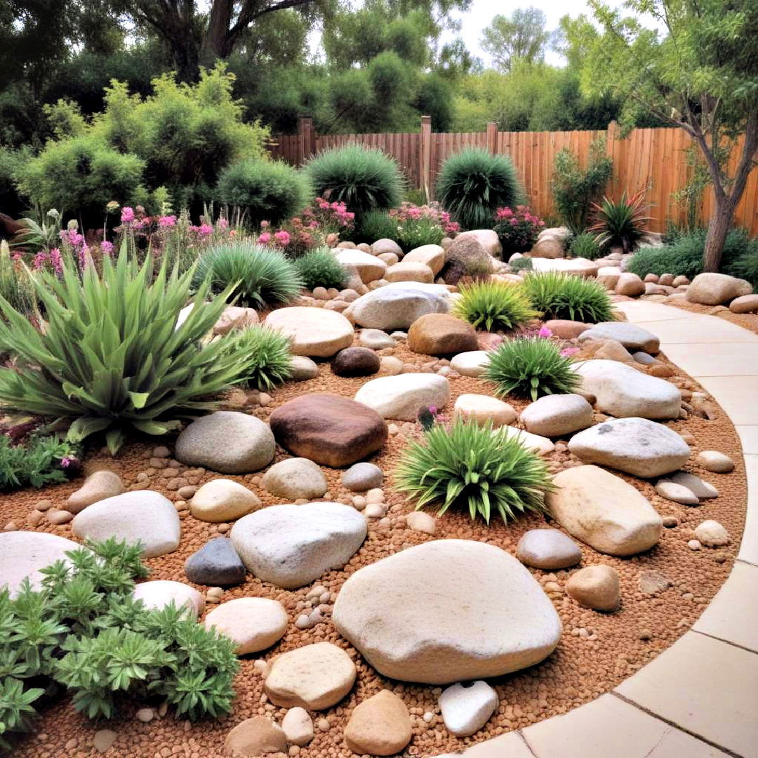 low maintenance rock garden landscape - 40 Front Yard Landscaping Ideas
