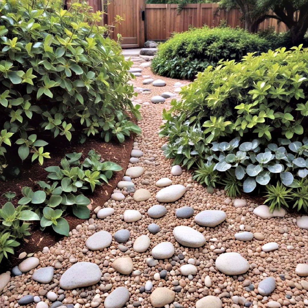 low maintenance rock groundcover - 30 Front Yard Landscaping Ideas With Rocks and Mulch
