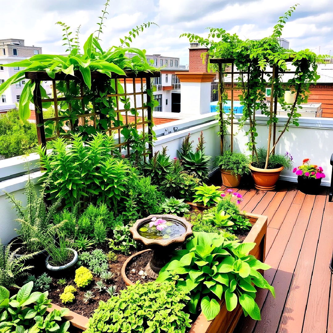 low maintenance rooftop garden oasis - 40 Rooftop Deck Ideas