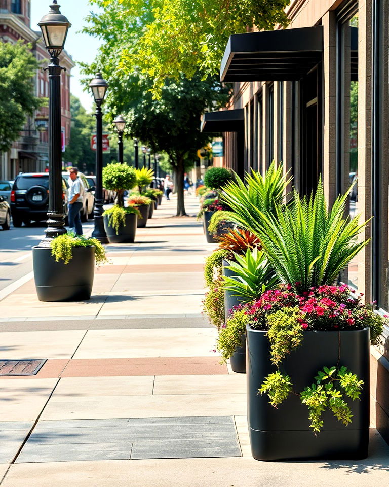 low maintenance self watering street planters - 20 Street Planters