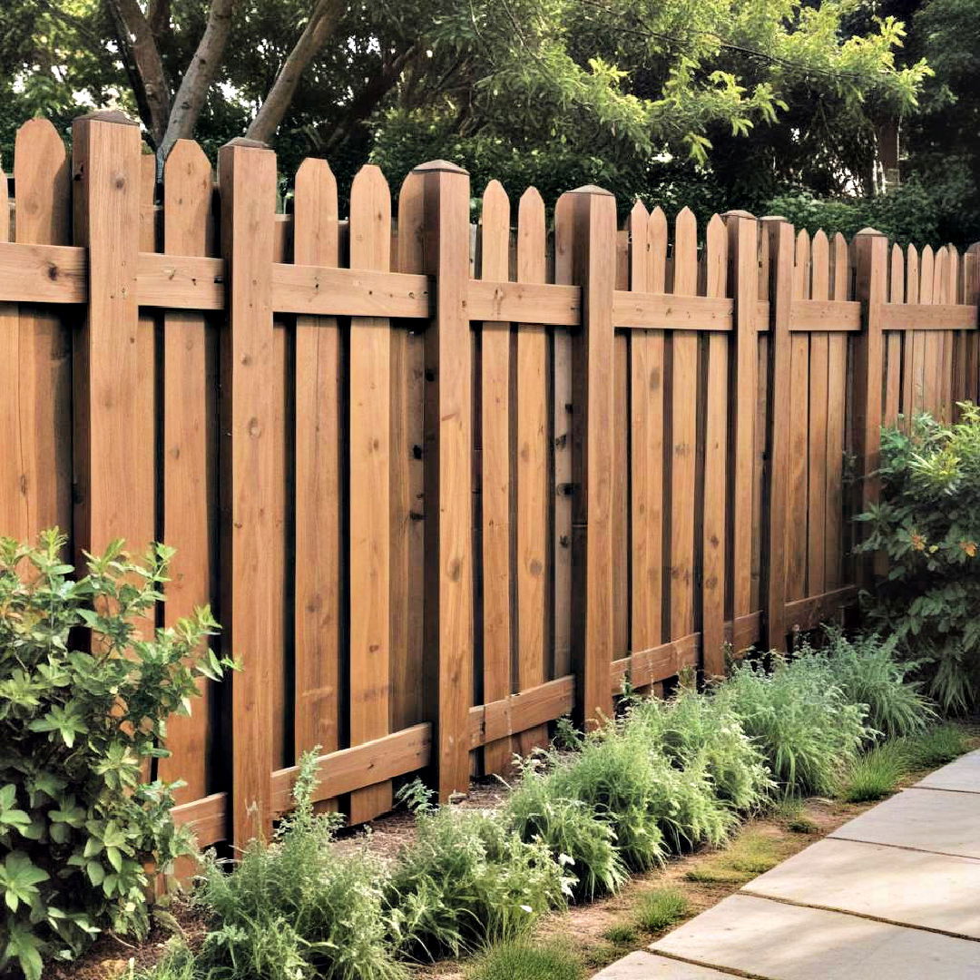 low maintenance simple fence design - 40 Garden Fence Ideas