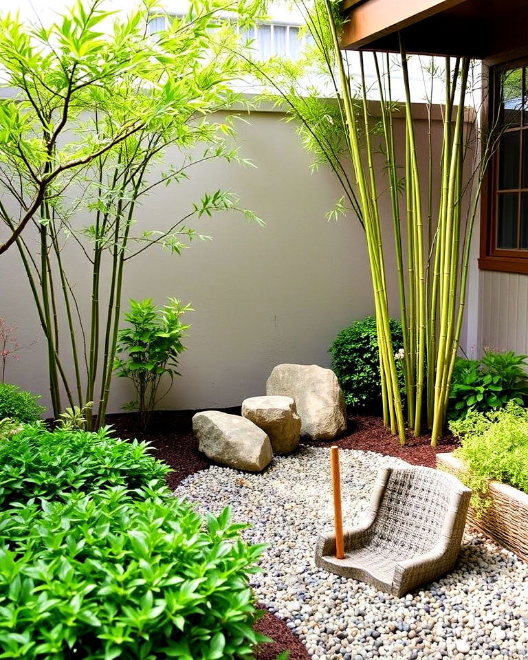 low maintenance small bamboo - 20 Small Zen Garden Ideas