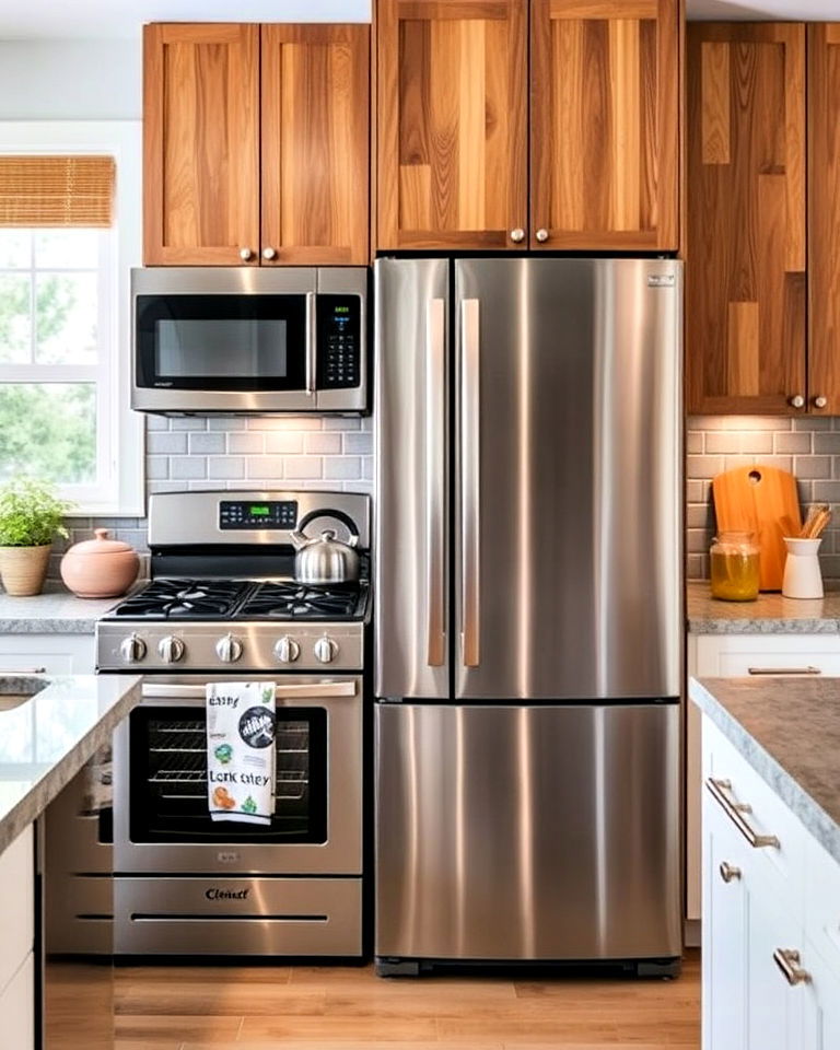 low maintenance stainless steel kitchen appliances - 25 Kitchen With Stainless Steel Appliances