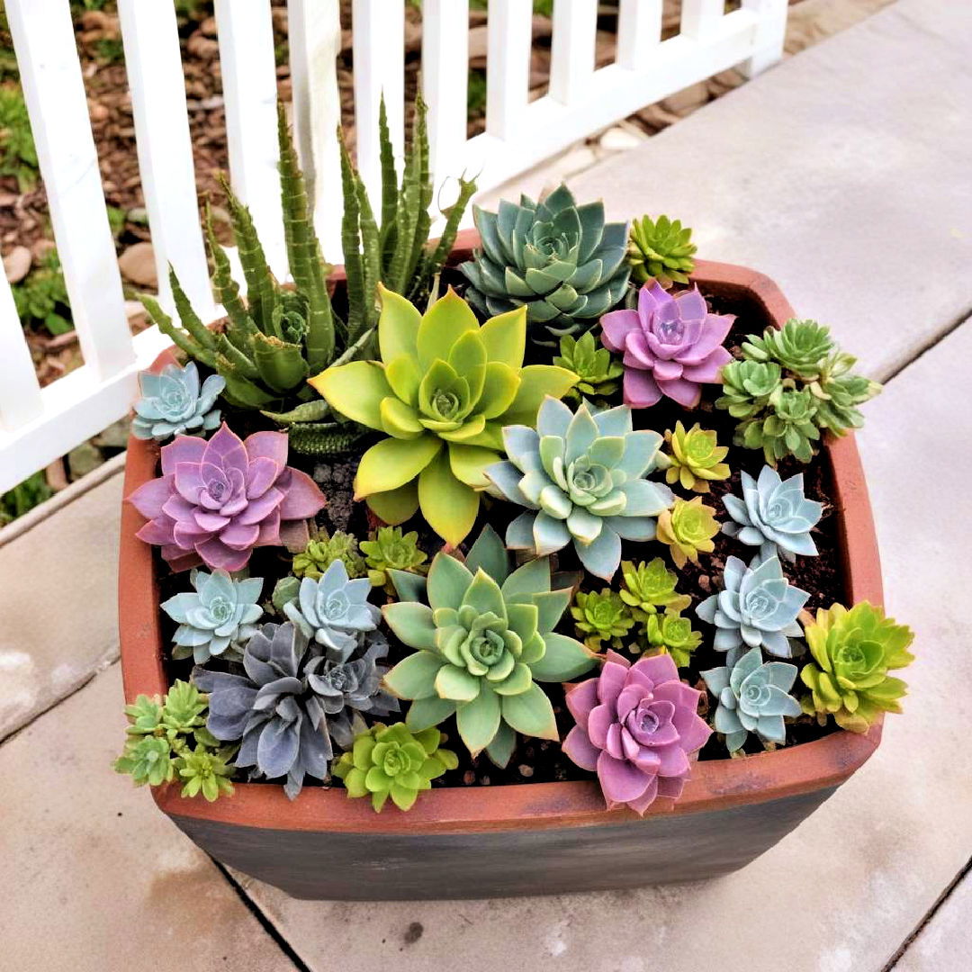 low maintenance succulent sanctuary - 25 Deck Decorating Ideas With Plants