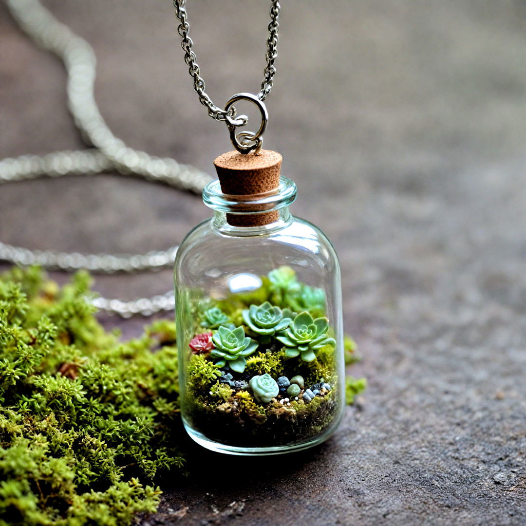 low maintenance terrarium necklace - 40 Terrarium Ideas