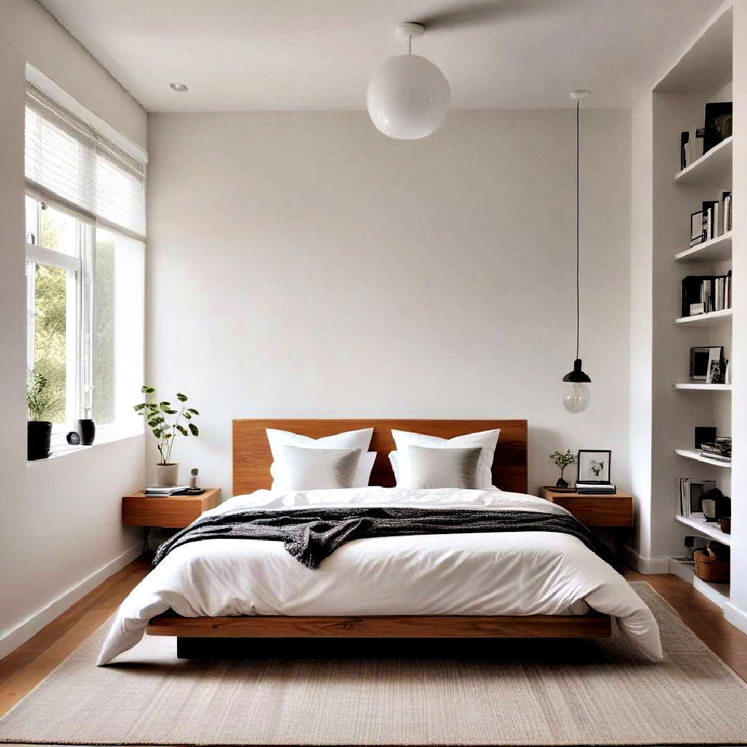 low profile bed for small bedroom - 40 Small Bedroom Ideas