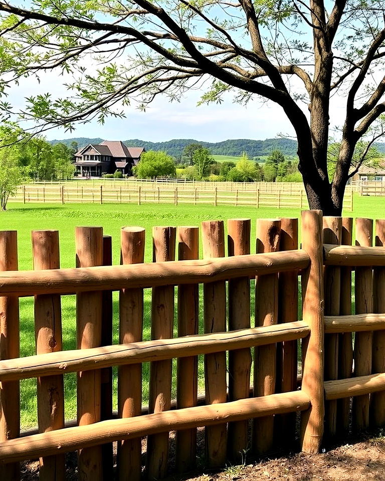 low profile split rail fence - 40 Japanese Fence Ideas