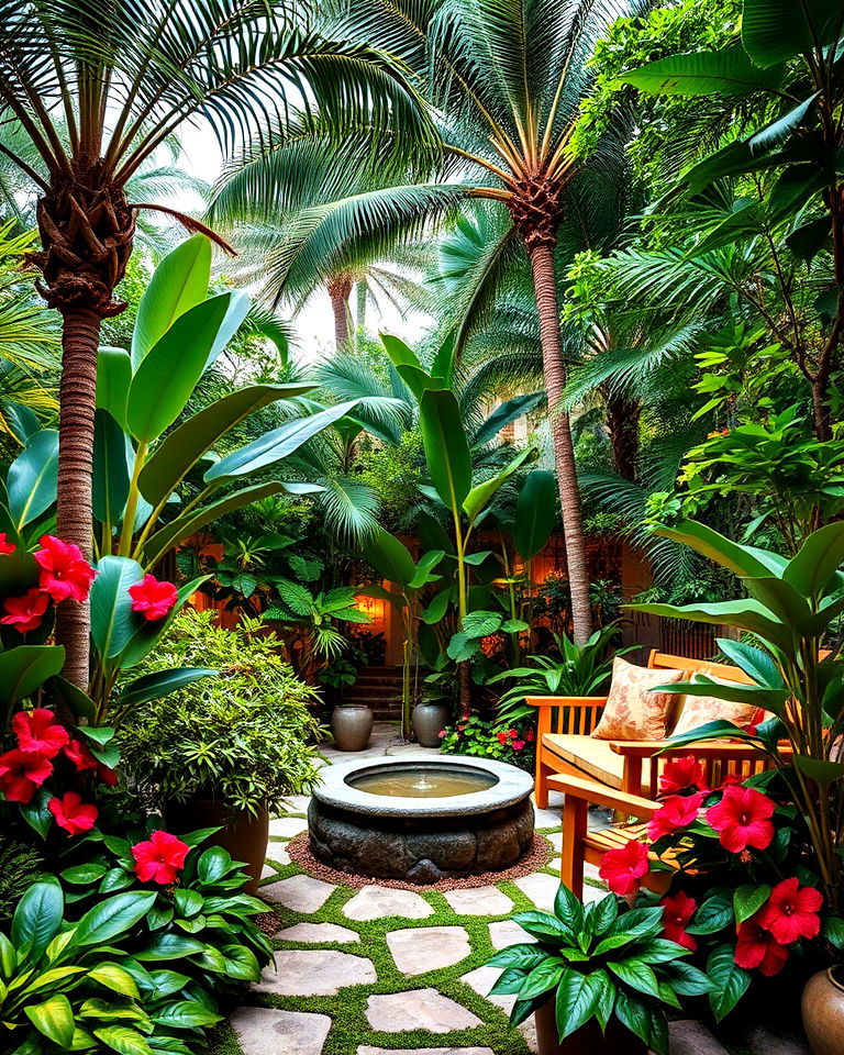 lush tropical paradise garden - 40 Beautiful Gardens